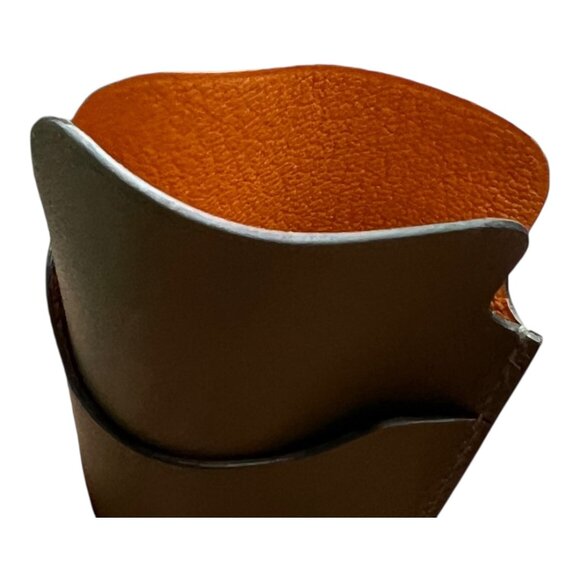 Hermes Swift Chevre Calfskin Olive Green Credit Card Drivers License Wallet - Picture 5 of 12